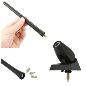 Снимка на FM АМ Радио Къса Спортна 17.5 CM Антена и Основа За Захващане За Пежо Peugeot 106 206 206+ 306 405 406 806 Expert Partner Експерт Партнер