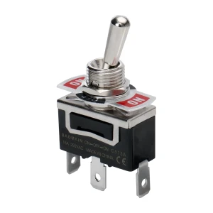 Снимка на ЦК ключ превключвател с 3 позиции ОN-OFF-ON 10A с 3 извода