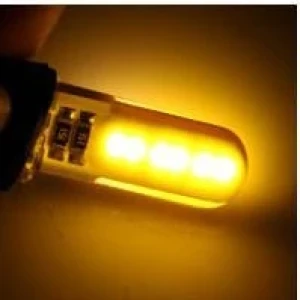 Снимка на LED Лед Диодни Крушки За Габарит, Т10 W5W, COB 12-Core, 12V, , Canbus - Error free , Без грешки