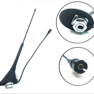 Снимка на 41см AM/FM радио антена за монтаж върху покрив за Volkswagen Фолксваген VW Golf 4 5 Jetta Bora Passat B5 и B5.5 Lupo Polo 6N2 и 9N New Beetle Sharan 00-04 T4 96-03