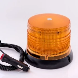 Снимка на 32 Led Лед Сигнална лампа, аварийна, маяк, буркан 12V 24V с магнитна база