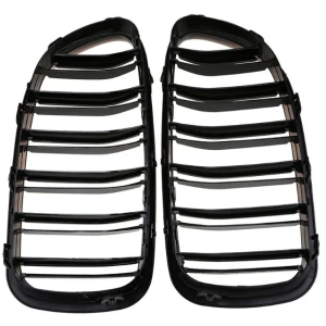 Снимка на Бъбреци Решетки За БМВ BMW F10 F11 Черен Гланц Лак М5 Тип След 2010