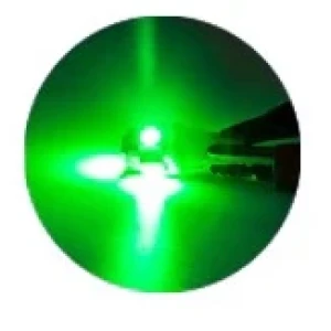 Снимка на LED Лед Диодни Крушки За Габарит, Т10 W5W, 5 SMD, 12V, Зелена