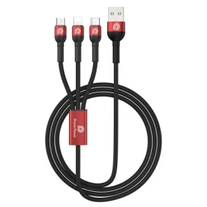 Снимка на Кабел Phone Planet Универсален 3-в-1 USB кабел 1.2m