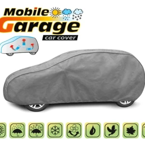Снимка на Висококачествено Покривало Kegel серия Mobile Garage размер L1 за хечбек/комби 405-430см x 126-136см, сиво