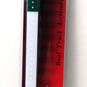 Снимка на Светещ лед бар 90 cm 69 LED 12V - 24V зелено-бяло-оранжево IE Ireland флаг знаме Ирландия