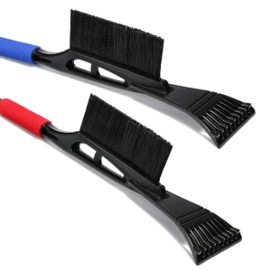 Снимка на 1бр Стъргалка за лед с четка за сняг синя