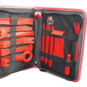 Снимка на Комплект 14 Части Инструменти За Сваляне Демонтиране На Кори, Щипки, Лайсни, Тапицерия, Радио