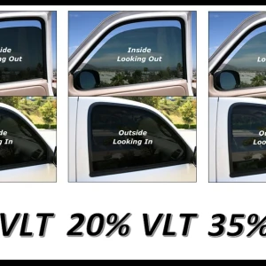 Снимка на 76 СМ X 3 Метра 50% Светло Черно Авто Фолио за затъмняване на стъкла прозорци + нож и шпатула