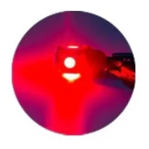 Снимка на LED Лед Диодни Крушки За Габарит, Т10 W5W, 5 SMD, 12V, Червена