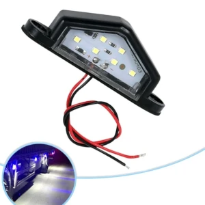 Снимка на 12V ЛЕД LED Диодно осветление за заден регистрационен номер за Автомобил Камион Бус Ремарке Каравана и др.