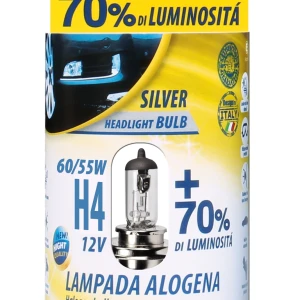 Снимка на 1 брой халогенна крушка H4 Х4 12V 60 / 55W + 70% 3000K E4 Goodyear Гудиър