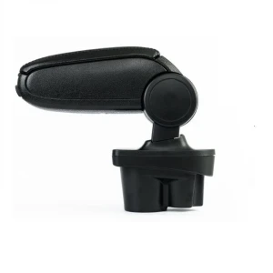 Снимка на Нов Подлакътник, Барче за автомобил за Опел Е Корса Opel Corsa E 2014+ с черно луксозно кожено покритие, еко кожа