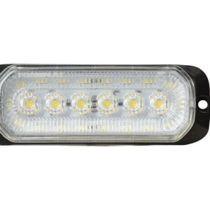 Снимка на 24LED Лед Диоден 12-24V Габарит Маркер Токос + аварийна блиц бяла светлина мигаща за камион бус ван каравана платформа кемпер пътна помощ