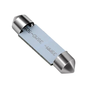 Снимка на LED Лед Диодни Крушки, C5W, 3 Smd, 39mm, 12V, Бяла Светлина