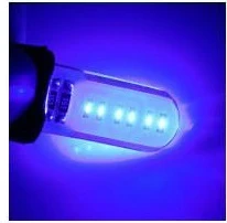 Снимка на LED Лед Диодни Крушки За Габарит, Т10 W5W, COB 12-Core, 12V, Синя, Canbus - Error free , Без грешки
