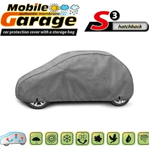 Снимка на Висококачествено Покривало Kegel серия Mobile Garage размер S3 за хечбек 335-355см x 126-136см, сиво