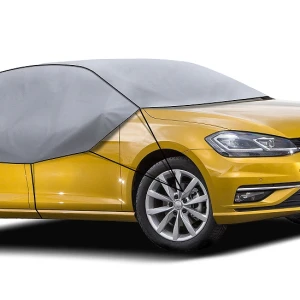 Снимка на Водоустойчиво покривало полукалъф за автомобил Хечбек или Комби размер M-L 275 - 295 cm x 75 cm сив CarPassion