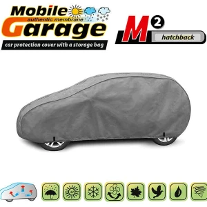 Снимка на Висококачествено Покривало Kegel серия Mobile Garage размер M1 за хечбек 380-405см x 126-136см, сиво