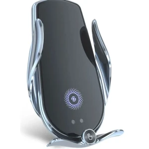 Снимка на Поставка за телефон с Wireless Charger - Сива