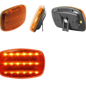 Снимка на LED ЛЕД Аварийна/сигнална лампиа Маяк буркан с магнит 12/24V