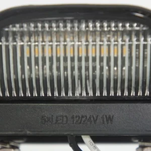 Снимка на 2 Броя Комплект LED Oсветление, Лед Плафон за Регистрационен Номер, 12V-24V, 75X45mm