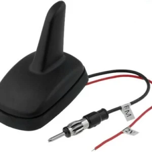 Снимка на FM/АМ Универсална радио антена тип акулова перка Shark с Мъжка букса DIN