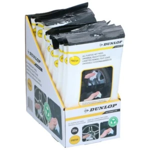 Снимка на Мокри кърпи за почистване на джанти 20 броя Dunlop