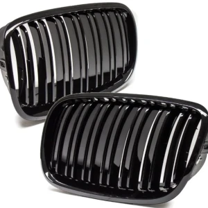 Снимка на Двойни Бъбреци Решетки За БМВ BMW X5 X6 E70 E71 E72 2007-2014 Черен Гланц Лак