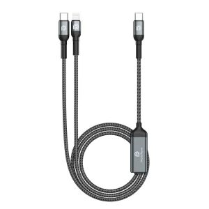 Снимка на Кабел Phone Planet 2в 1 - Type C-CL 1.2m 100W
