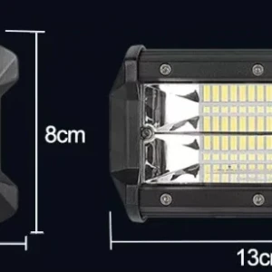 Снимка на 13 См 72W Мощен Лед Диоден Бар 24 Led Халоген Лампа Прожектор 12V 24V