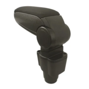 Снимка на Подлакътник Барче за автомобил за Дачия Dacia Сандеро Sandero 2018+ Логан 2 Logan 2 Facelift 2017+ с черно текстилно покритие