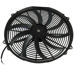 Снимка на Универсален електрически вентилатор перка за радиатор – 16 инча(41см), 12V, 160W, ABS и стомана, безшумен